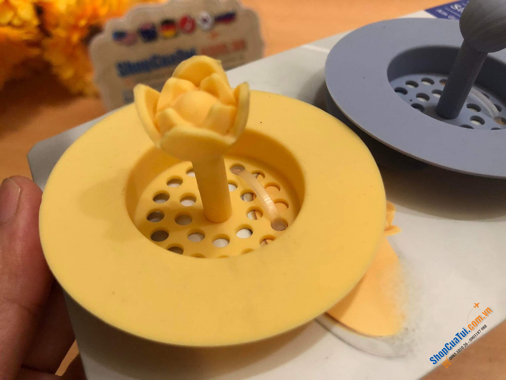 VỈ CHẮN BỒN RỬA SILICON TCHIBO.