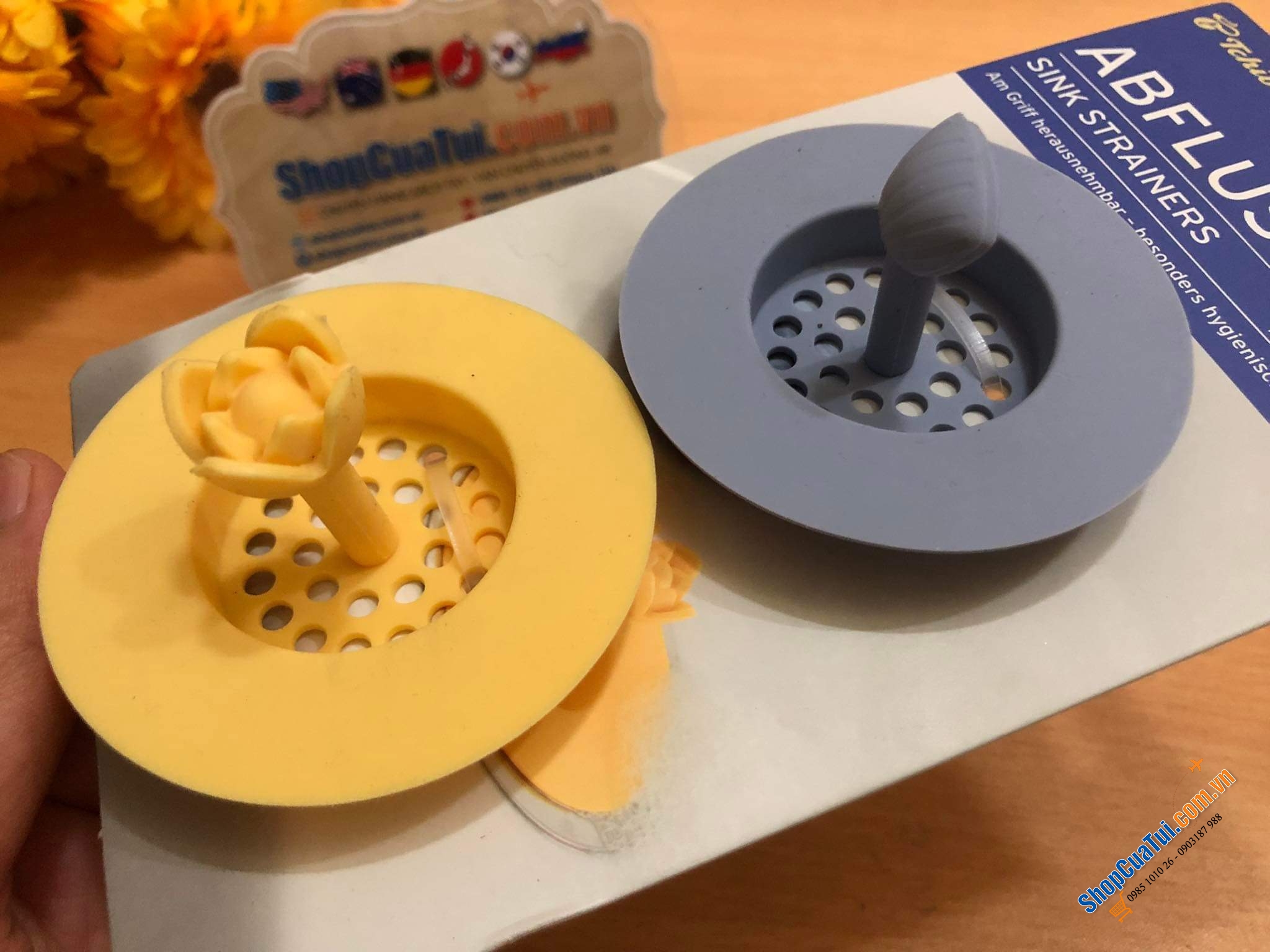 VỈ CHẮN BỒN RỬA SILICON TCHIBO.