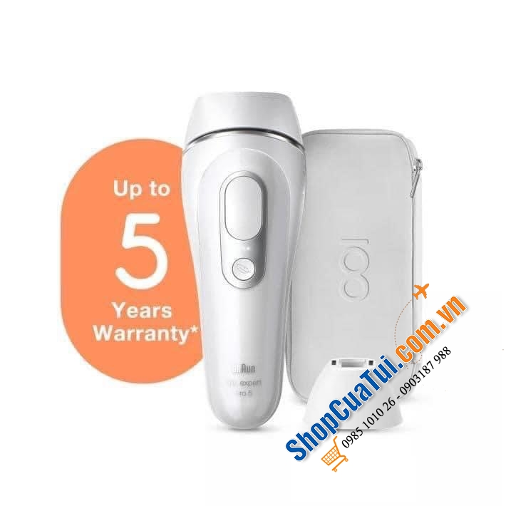 MÁY TRIỆT LÔNG BRAUN SILK-EXPERT PRO 5 - MADE IN UK.