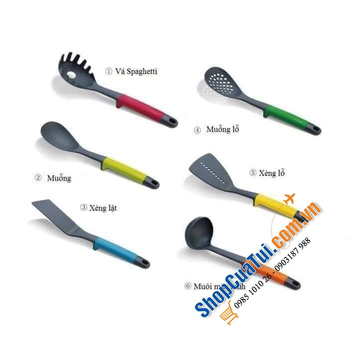 BỘ DỤNG CỤ NHÀ BẾP 6 MÓN JOSEPH JOSEPH 10119.