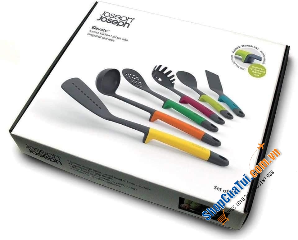 BỘ DỤNG CỤ NHÀ BẾP 6 MÓN JOSEPH JOSEPH 10119.