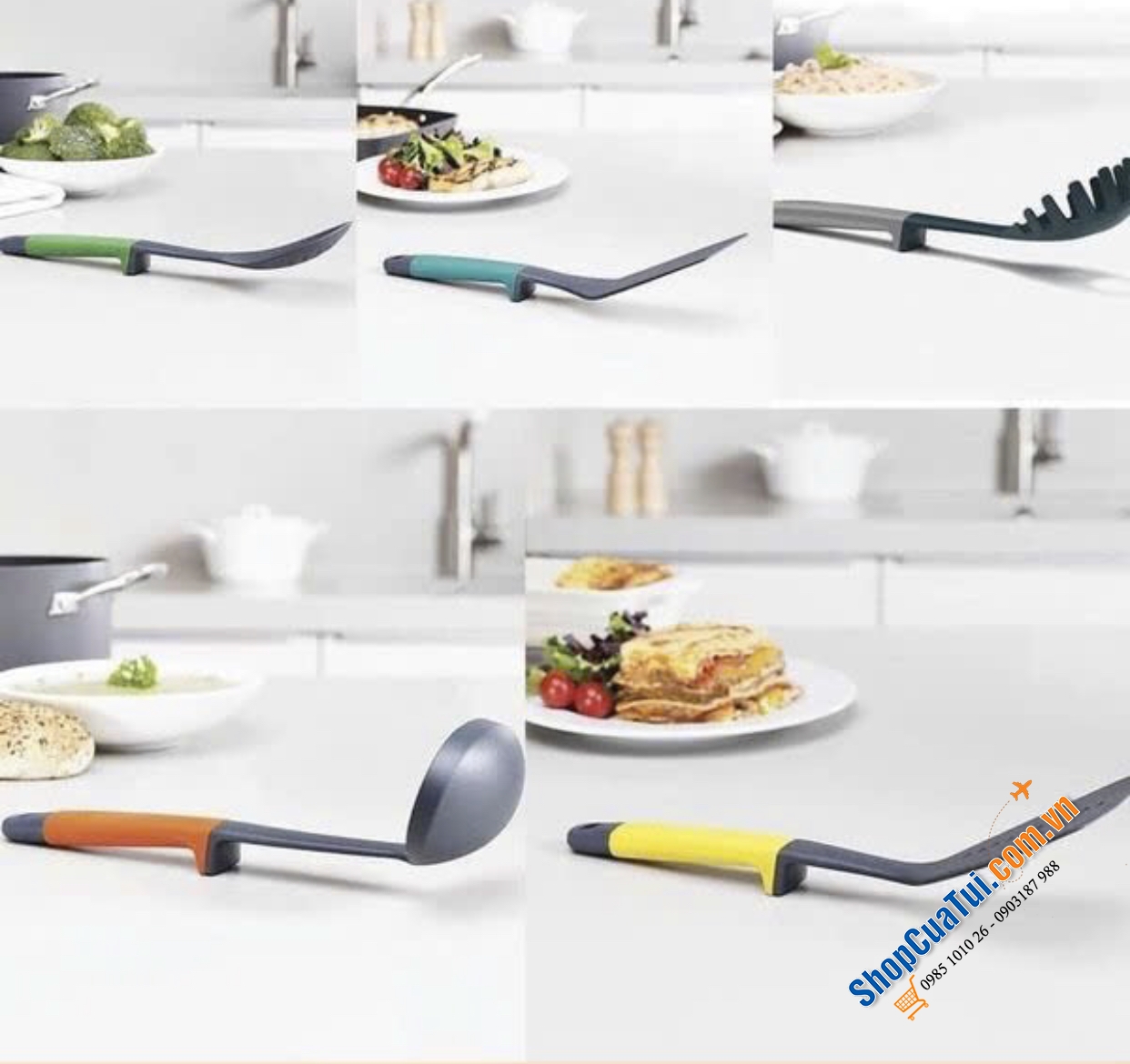 BỘ DỤNG CỤ NHÀ BẾP 6 MÓN JOSEPH JOSEPH 10119.