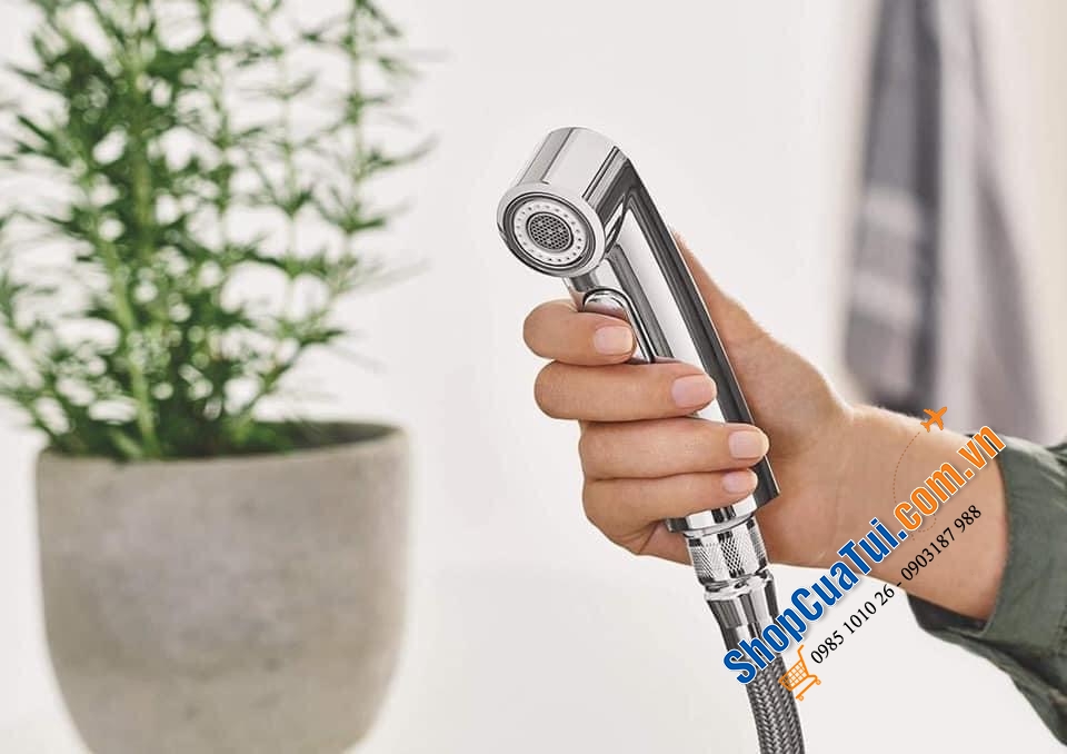 Vòi chậu bát Grohe Start (có vòi rút nối dài tiện dụng vô cùng)- Hàng sản xuất tại Bồ Đào Nha.