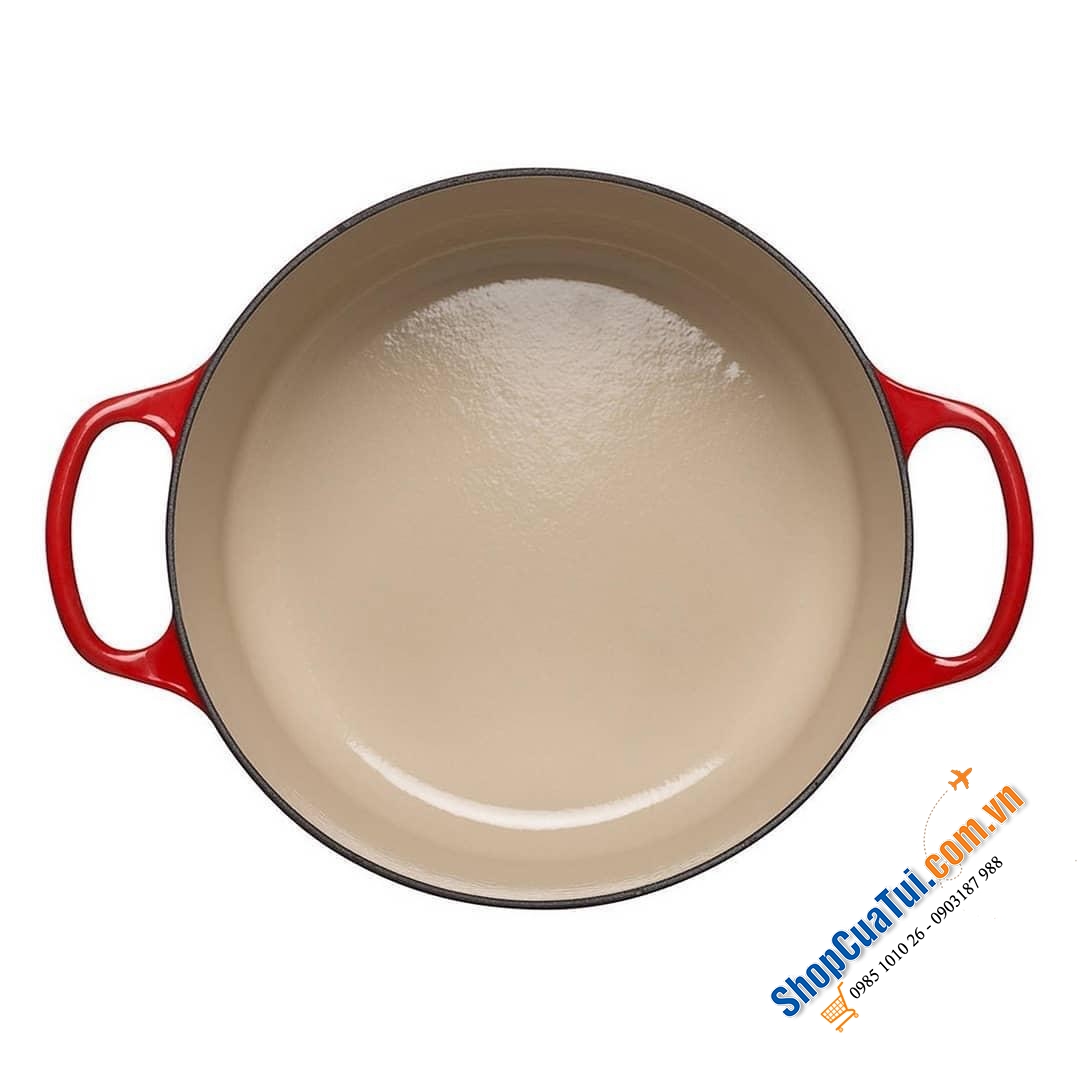 NỒI LE CREUSET MÀU ĐỎ SIZE 18cm