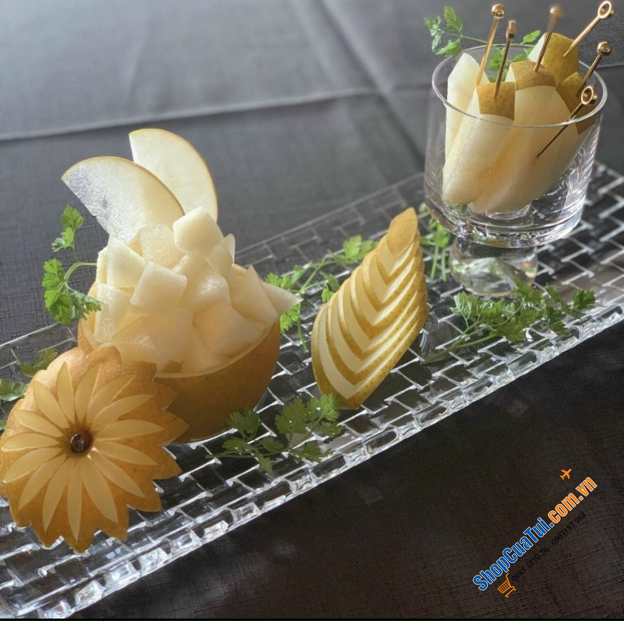 ĐĨA DÀI NACHTMANN BOSSA Nova 81412 NOVA  PLATTE RECHTECKIG 42 x 15 CM - MADE IN GERMANY