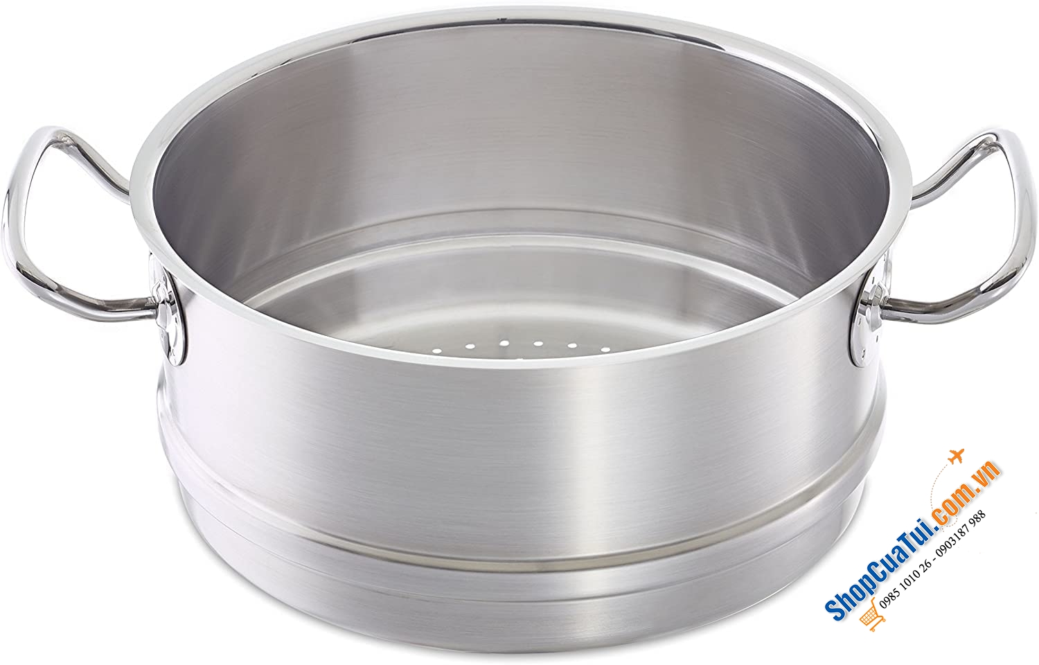 XỬNG HẤP FISSLER PROFI 20cm Nằm trong bộ sưu tập đình đám của Nhà Fissler Profi, phù hợp với các nồi miệng 20cm