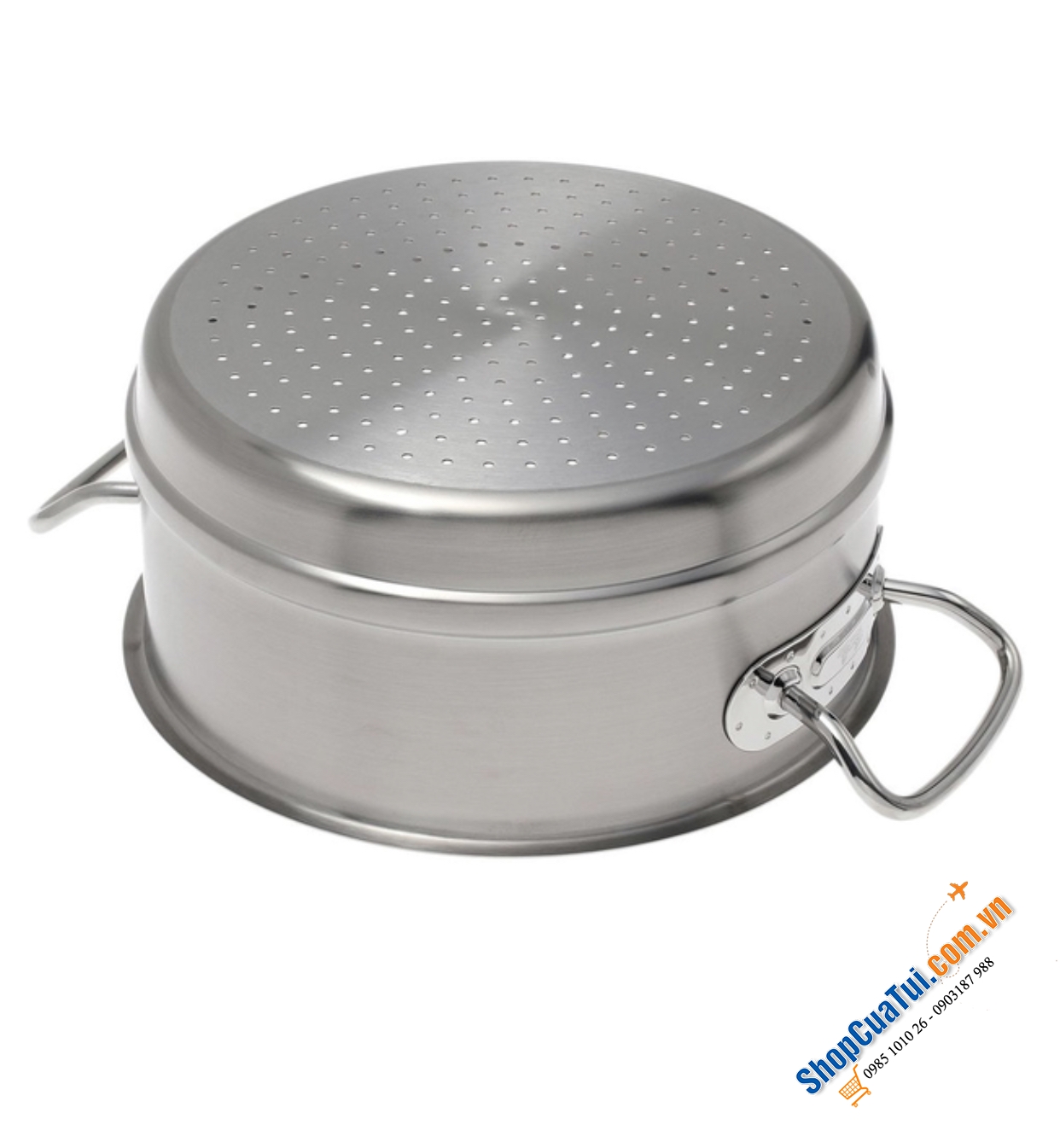 XỬNG HẤP FISSLER PROFI 20cm Nằm trong bộ sưu tập đình đám của Nhà Fissler Profi, phù hợp với các nồi miệng 20cm