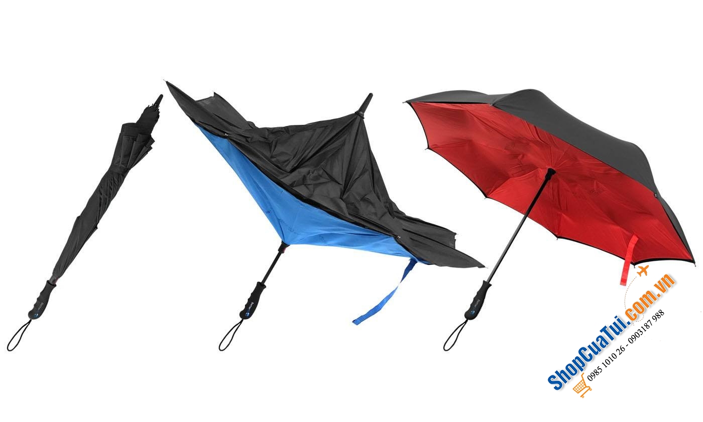 Ô ngược: Ô BetterBrella với Công nghệ đóng, mở ngược giúp luôn khô ráo khi ra vào ô tô dưới trời mưa