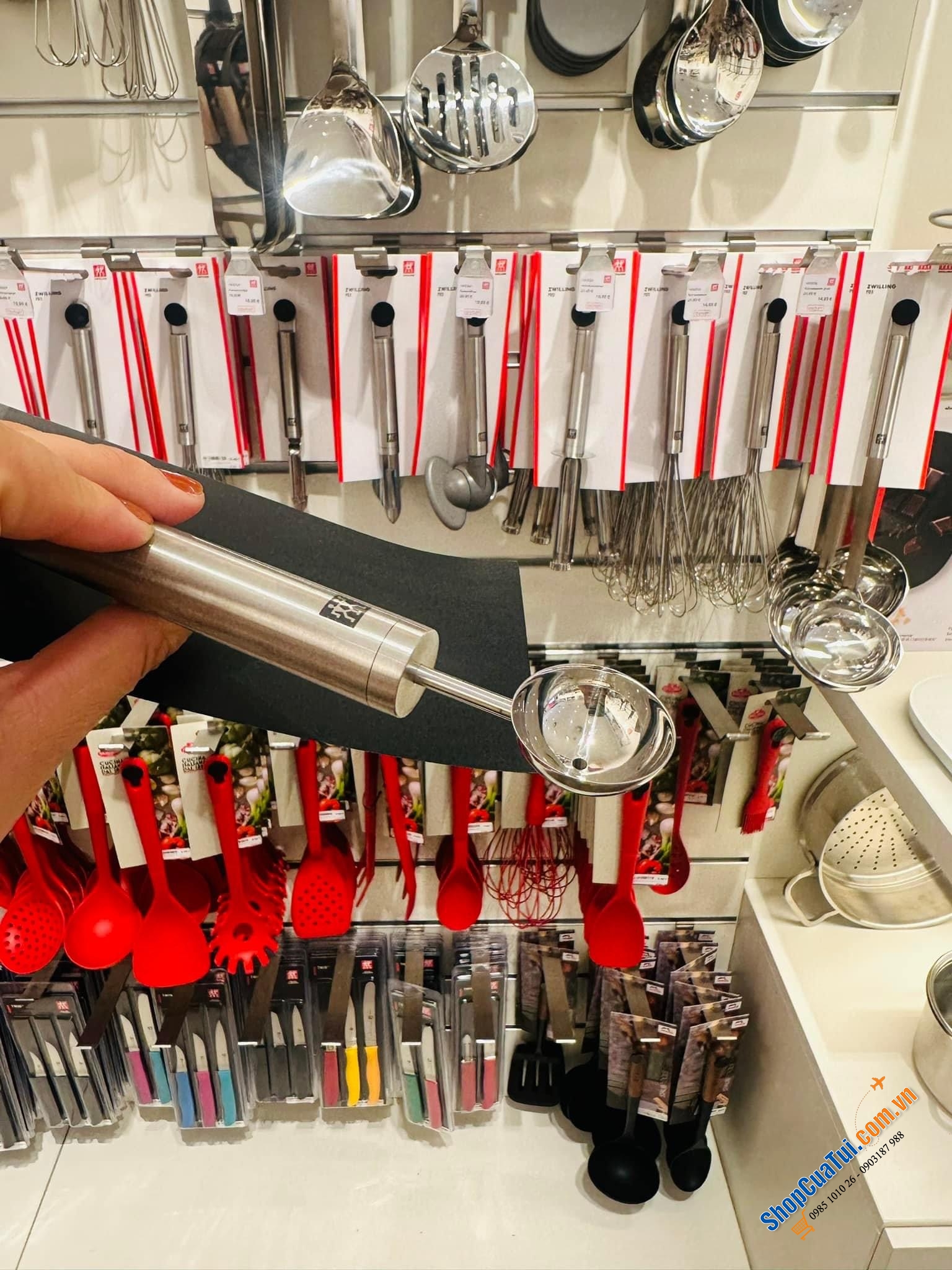 THÌA XÚC KEM, CÂY NẶN MỌC, HOA QUẢ ZWILLING PRO