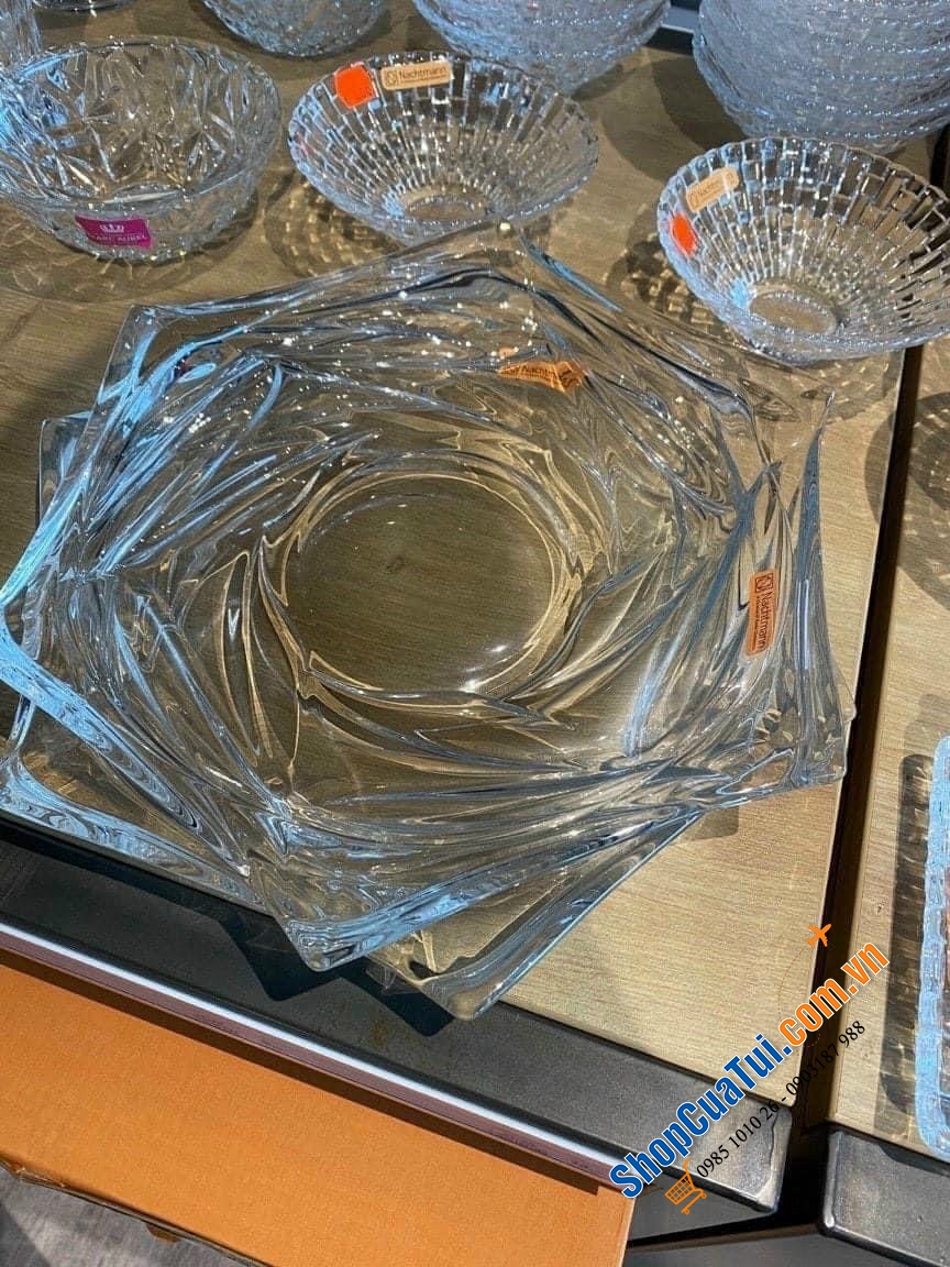 ĐĨA PHA LÊ NACHTMANN SIZE 33CM - Made in Germany - Làm khay bày hoa quả, bánh trái rất thích hợp