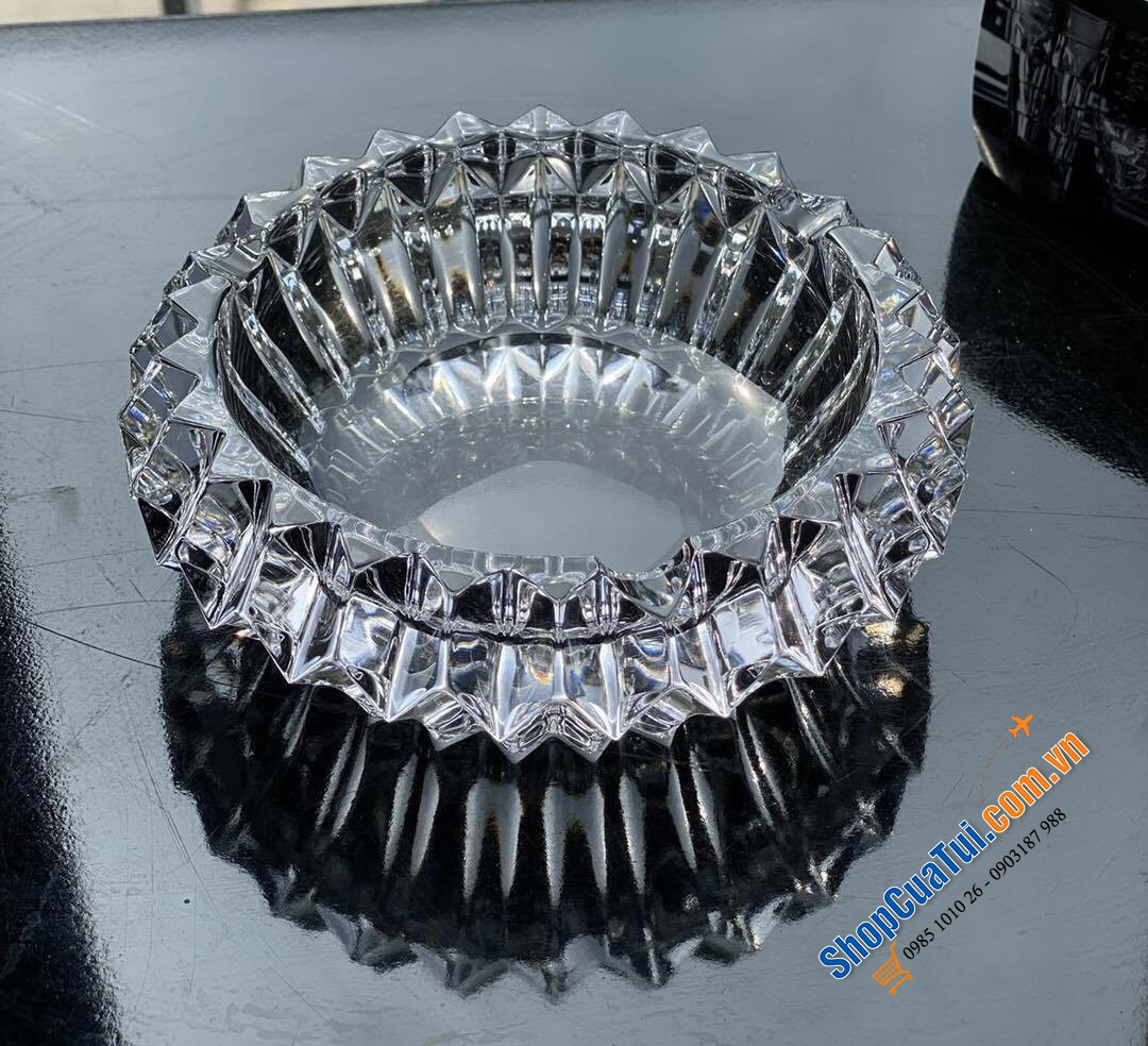 Gạt tàn Rogaska crown 15cm - Để bàn quá sang trọng và lịch sự