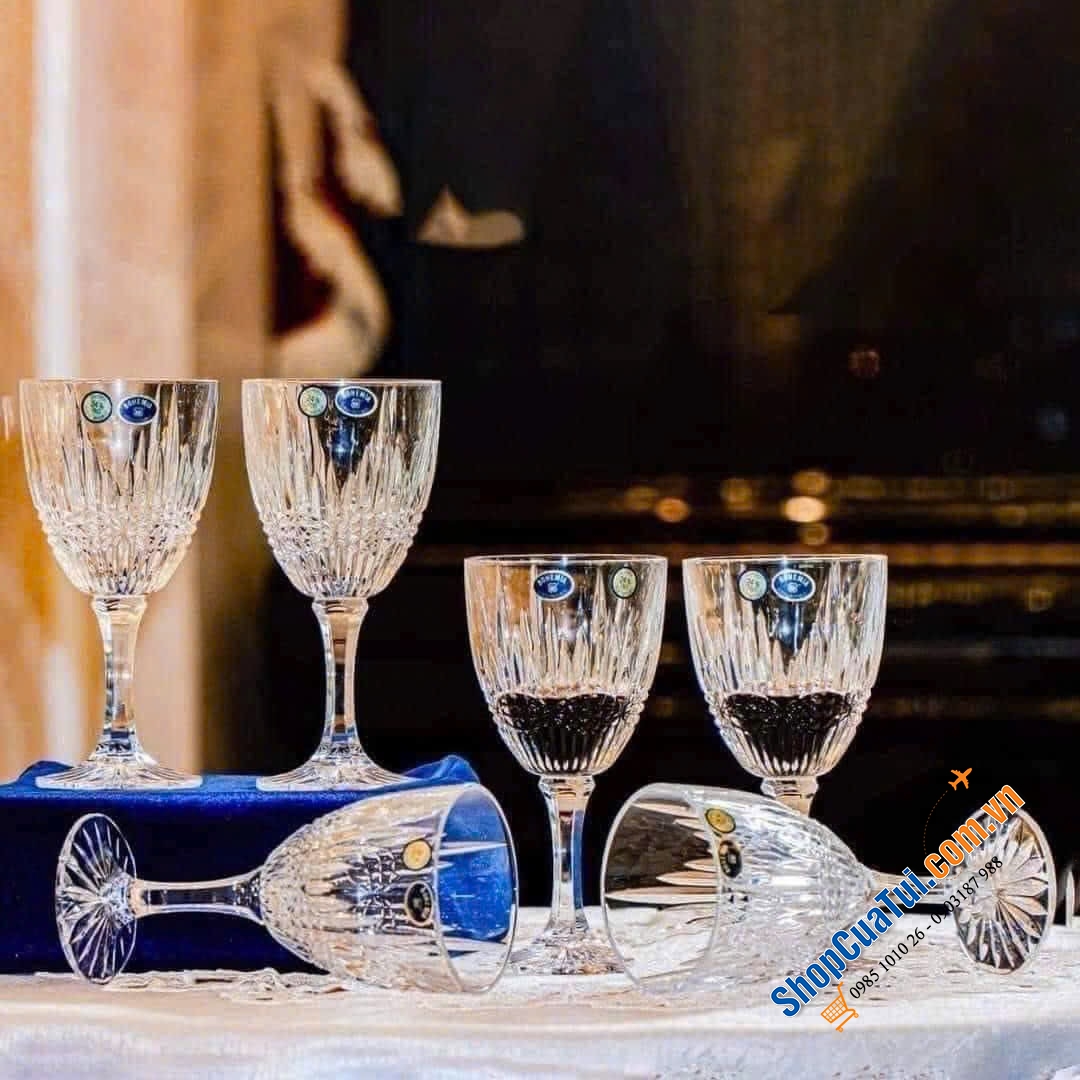 Set 6 ly pha lê sâm panh Bohemia Vibes 380ml - cho những bữa tiệc chào đón năm mới, tiệc liên hoan chúc mừng khởi đầu hoàn hảo. Sản xuất tại Séc