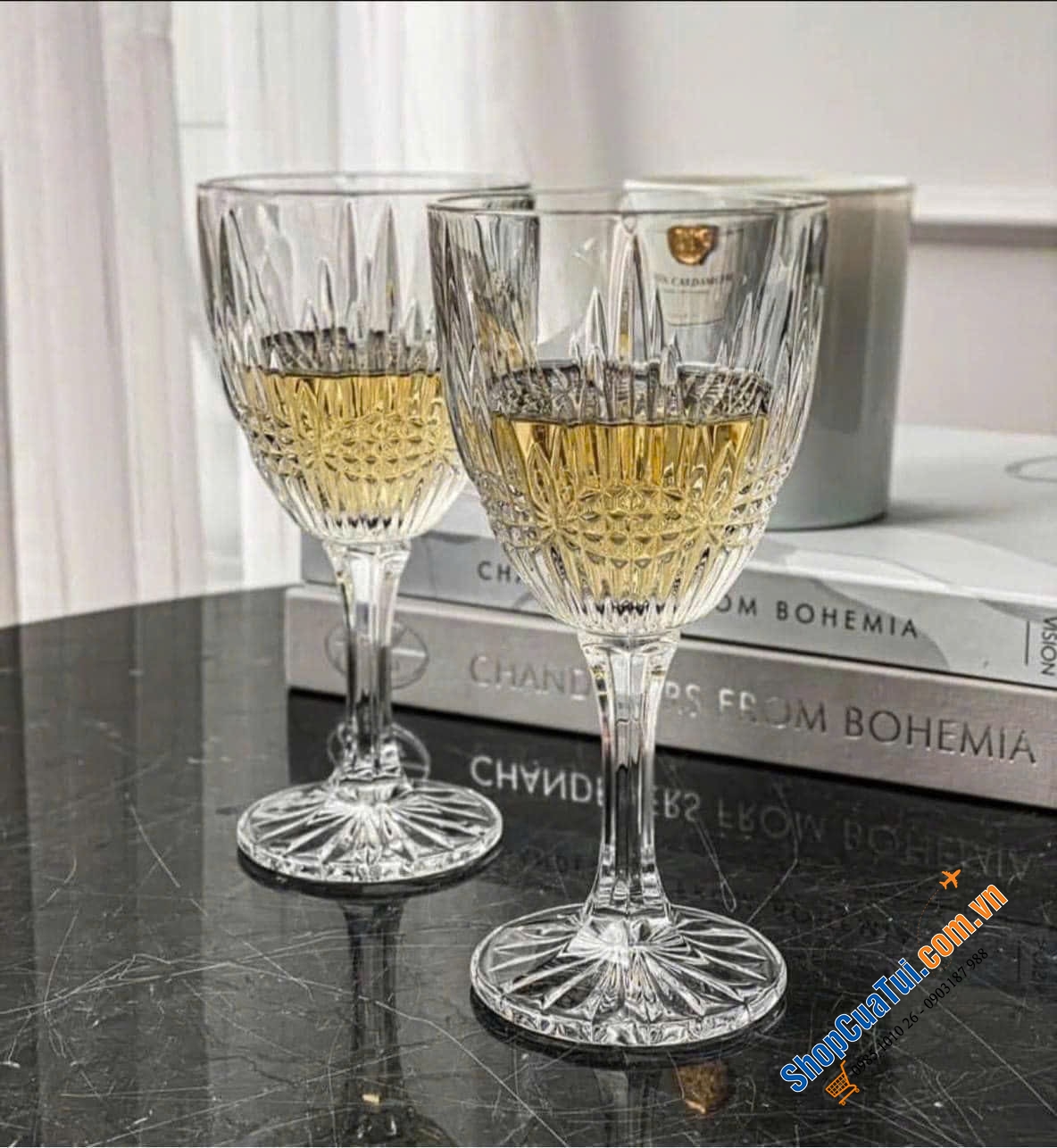 Set 6 ly pha lê sâm panh Bohemia Vibes 380ml - cho những bữa tiệc chào đón năm mới, tiệc liên hoan chúc mừng khởi đầu hoàn hảo. Sản xuất tại Séc