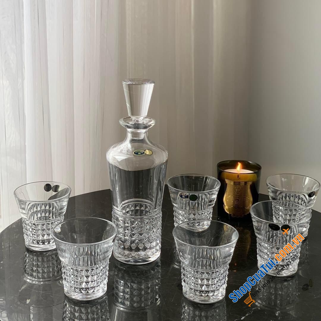 Bộ bình rượu Pha Lê Cao Cấp Bohemia Trinity 2022 - Đỉnh cao của pha lê sản xuất tại Tiệp Khắc