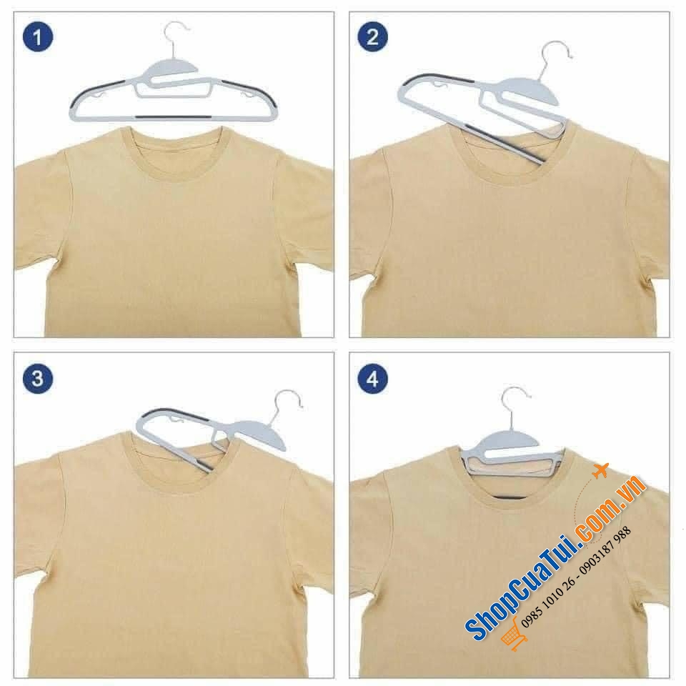 Móc treo quần áo và chống trượt của được ưa chuộng trên toàn thế giới MẮC TREO QUẦN ÁO SONGMICS SET 30 cái