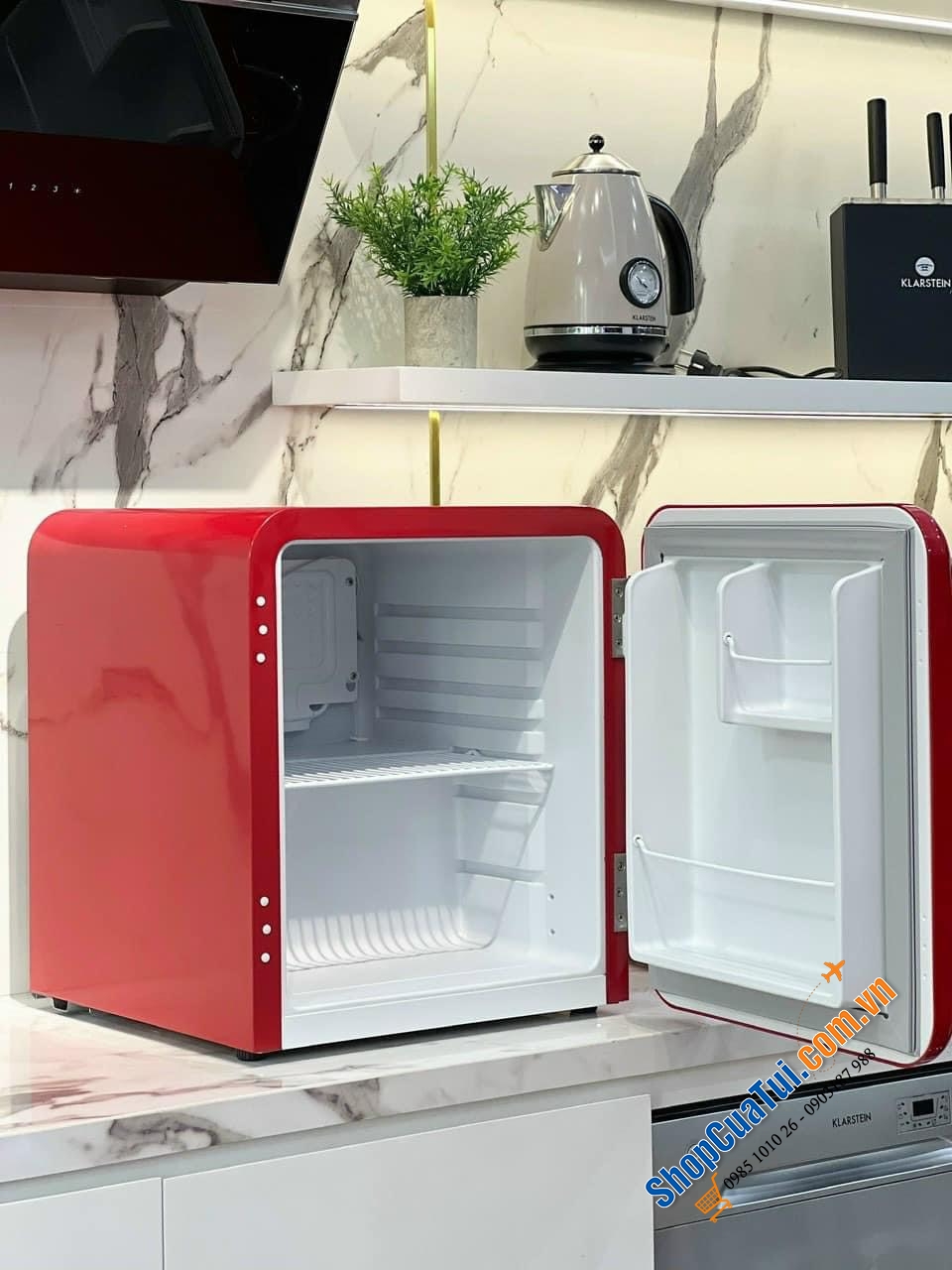 Tủ lạnh Klarstein Audrey Mini Retro dung tích 37 Lít