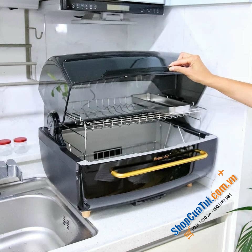 Máy sấy bát và diệt khuẩn bằng UV-C Heim Chef HTD-UV3000 (HTD-3000) nhập khẩu Hàn Quốc - mẫu Heimchef dung tích 70 lít