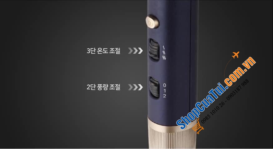 Máy sấy tóc tạo kiểu Aiden 1800W from KOREA - cho chị em những kiểu tóc đẹp xinh bồng bềnh trong nháy mắt mà không làm hư hỏng tóc