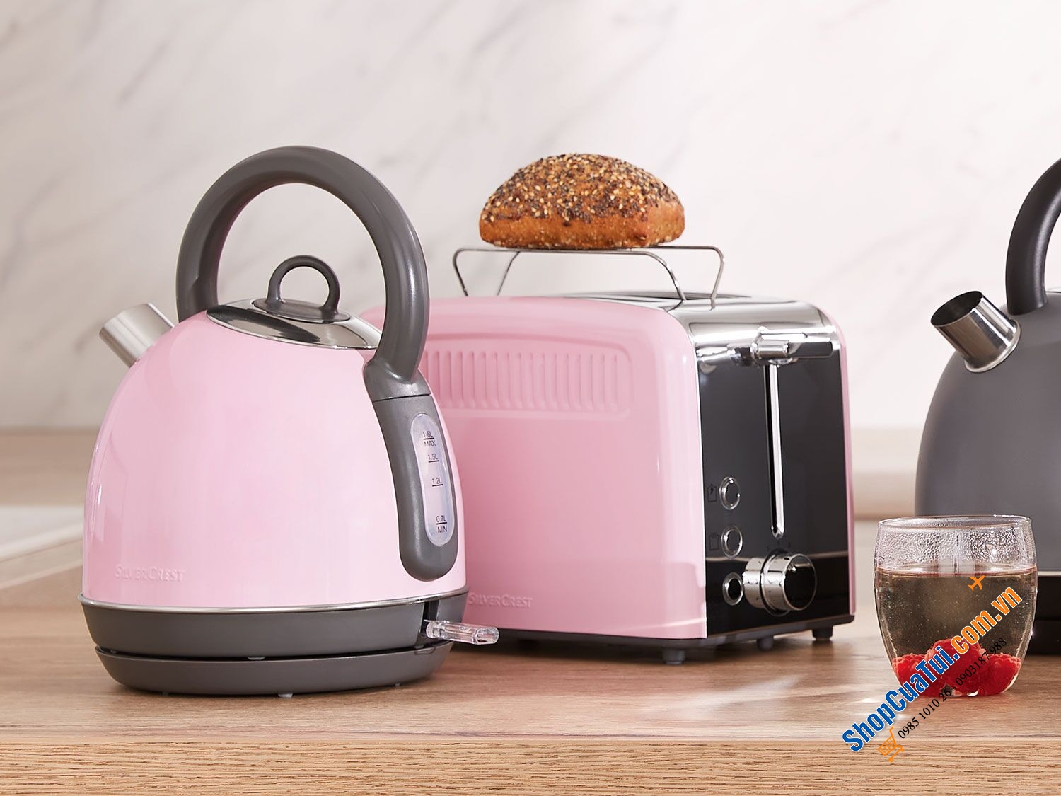 Máy nướng bánh mỳ Silvercrest - phù hợp nướng sandwich và bánh mỳ ổ