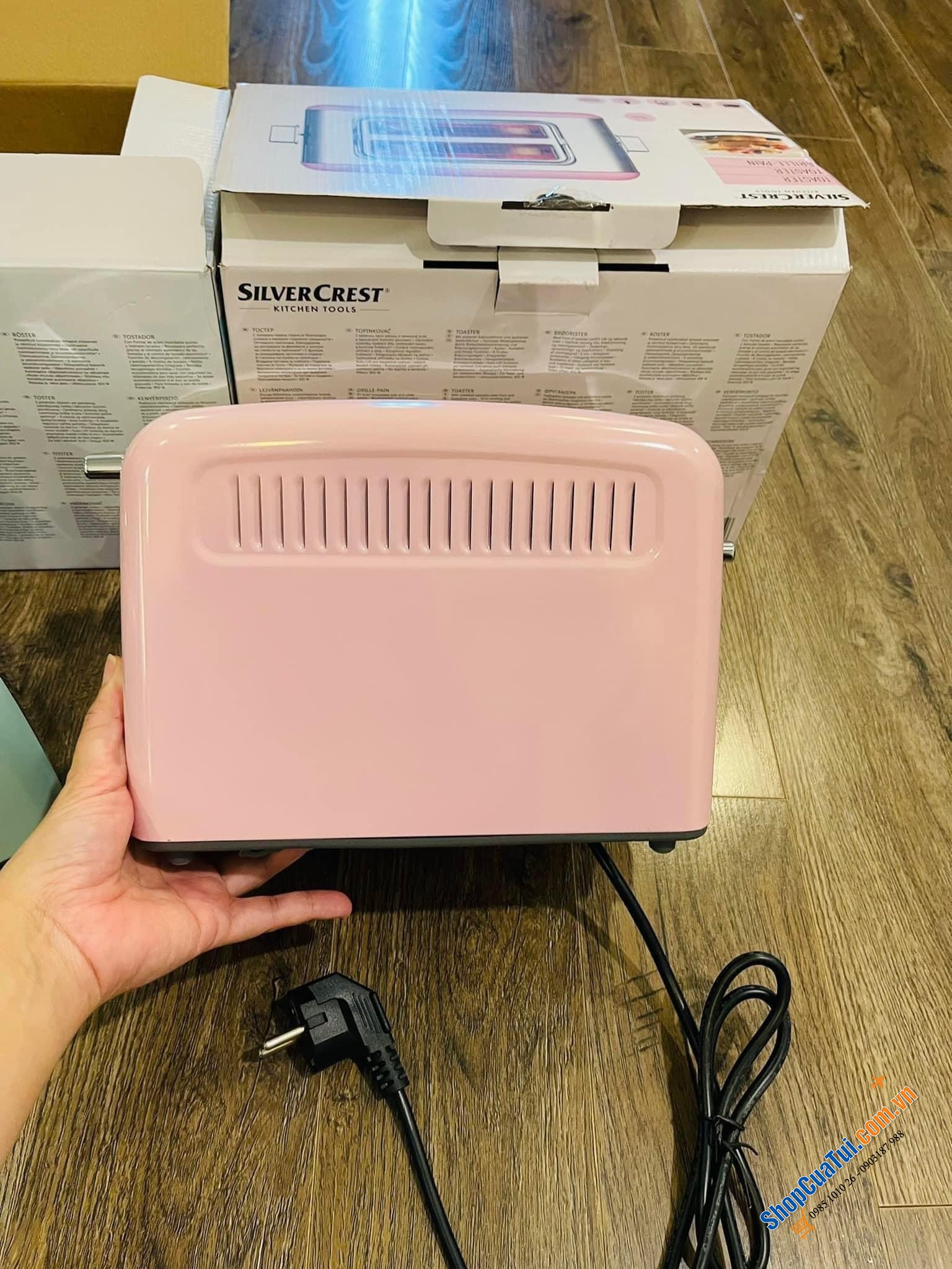 Máy nướng bánh mỳ Silvercrest - phù hợp nướng sandwich và bánh mỳ ổ