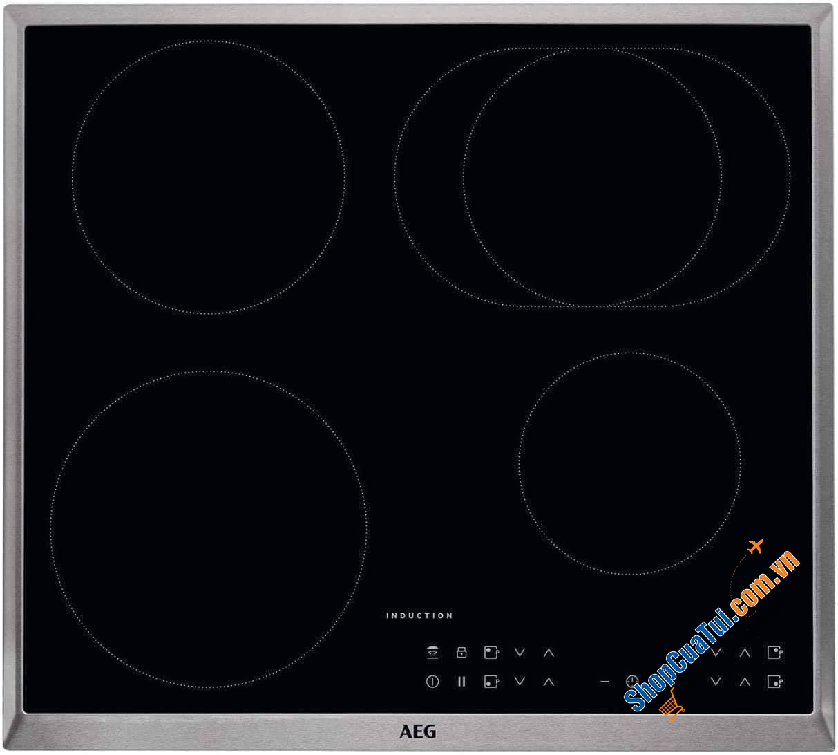 Bếp từ 4 vùng nấu AEG IKB6430AXB - lắp âm, Made in Germany