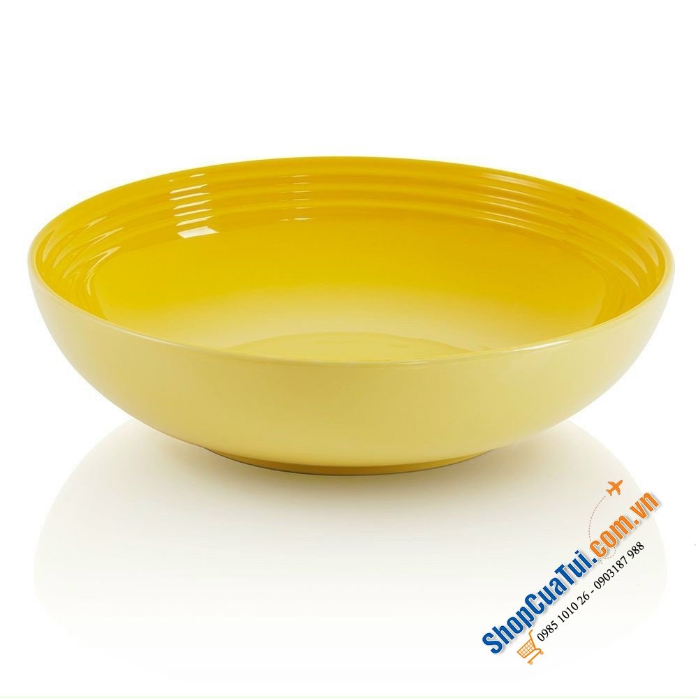 BÁT SIÊU TO LE CREUSET 32cm - 4,2L - đĩa sâu lòng hợp làm đĩa Salat, đĩa đựng trái cây, trộn,...cầu vồng