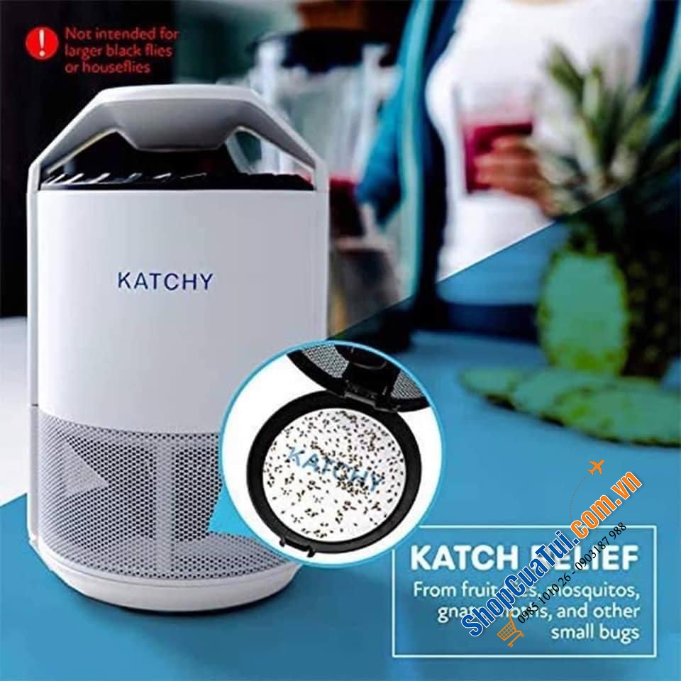 Đèn bắt muỗi trong nhà của KATCHY - thu hút muỗi bằng ánh sáng đèn led