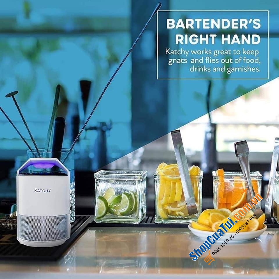 Đèn bắt muỗi trong nhà của KATCHY - thu hút muỗi bằng ánh sáng đèn led