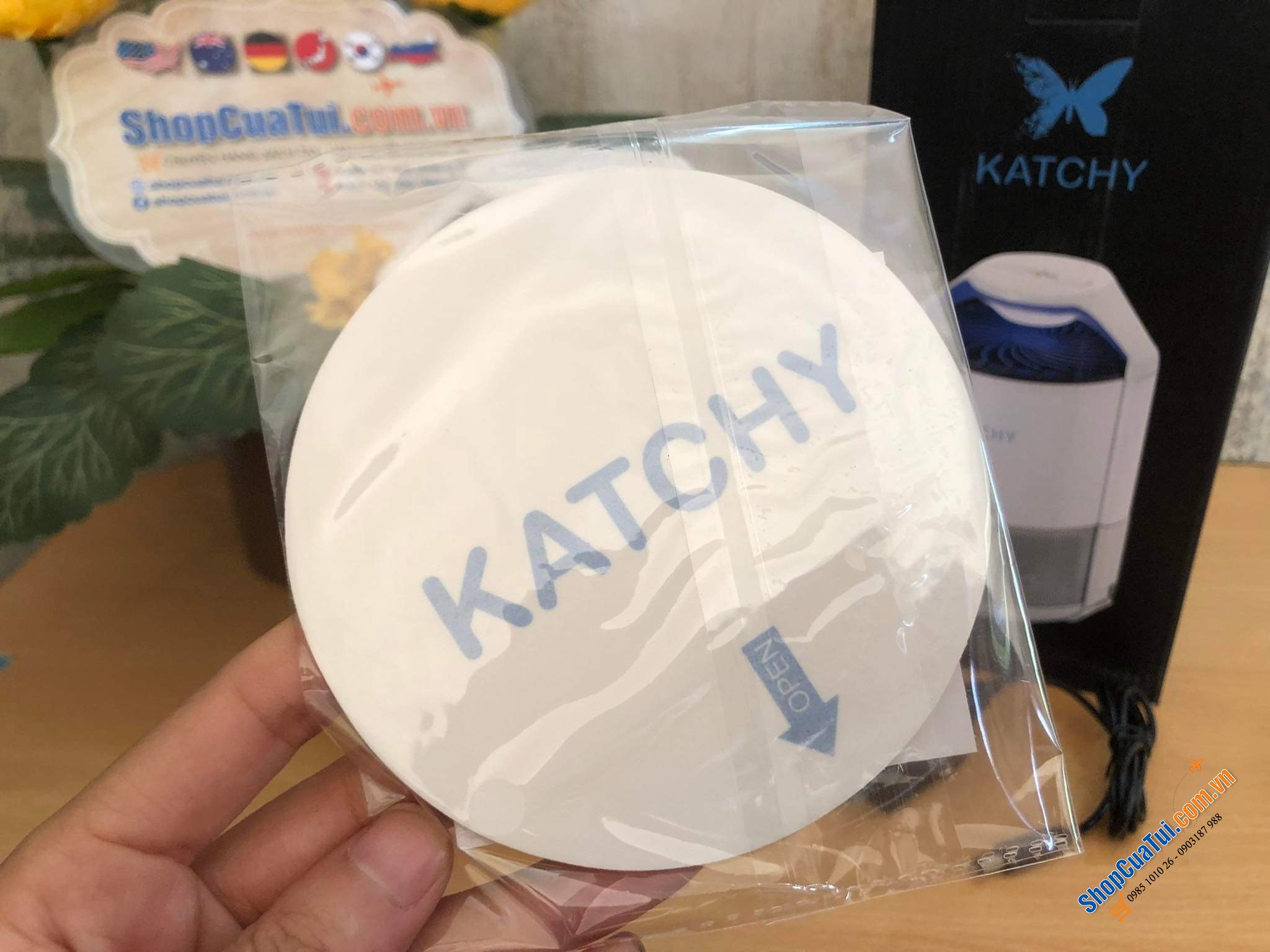 Đèn bắt muỗi trong nhà của KATCHY - thu hút muỗi bằng ánh sáng đèn led