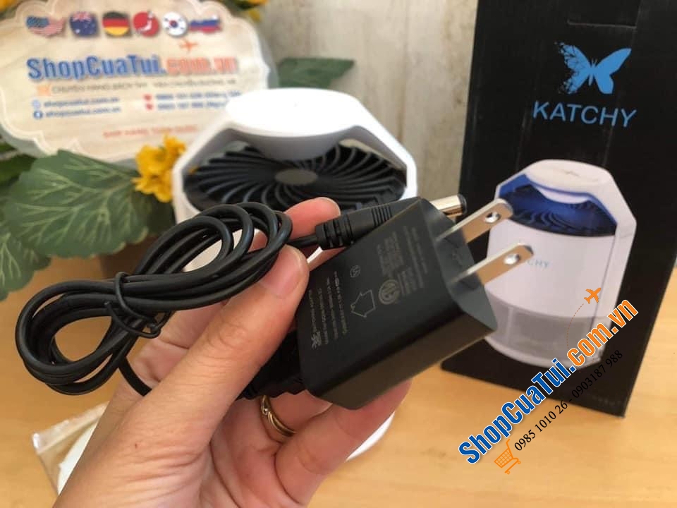 Đèn bắt muỗi trong nhà của KATCHY - thu hút muỗi bằng ánh sáng đèn led