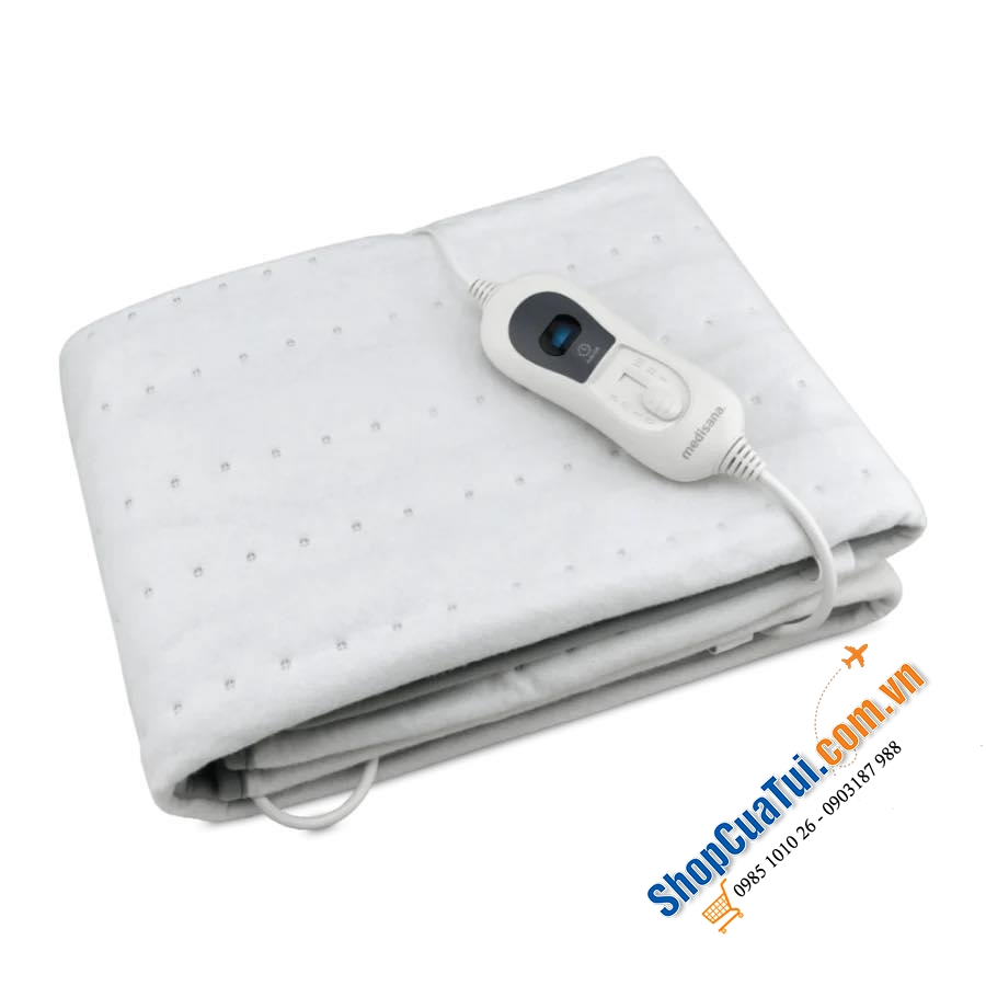 ĐỆM SƯỞI ẤM MEDISANA HU666 kích thước 150 x 80 x 3 cm phù hợp với tất cả các loại đệm