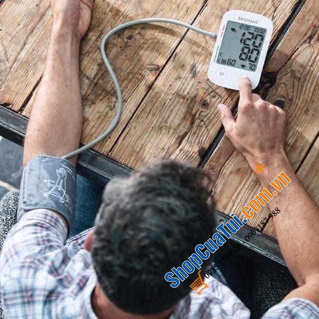 Máy đo huyết áp mã BU535 đời mới nhất của Medisana - theo dõi huyết áp, nhịp tim hoàn toàn tự động, có màn hình hiển thị kết quả đo, thời gian rõ nét giúp người dùng dễ dàng quan sát