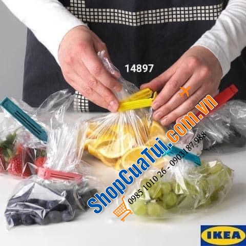 BỘ KẸP MIỆNG TÚI BEVARA - HÀNG IKEA CHÍNH HÃNG MUA TẠI ĐỨC.