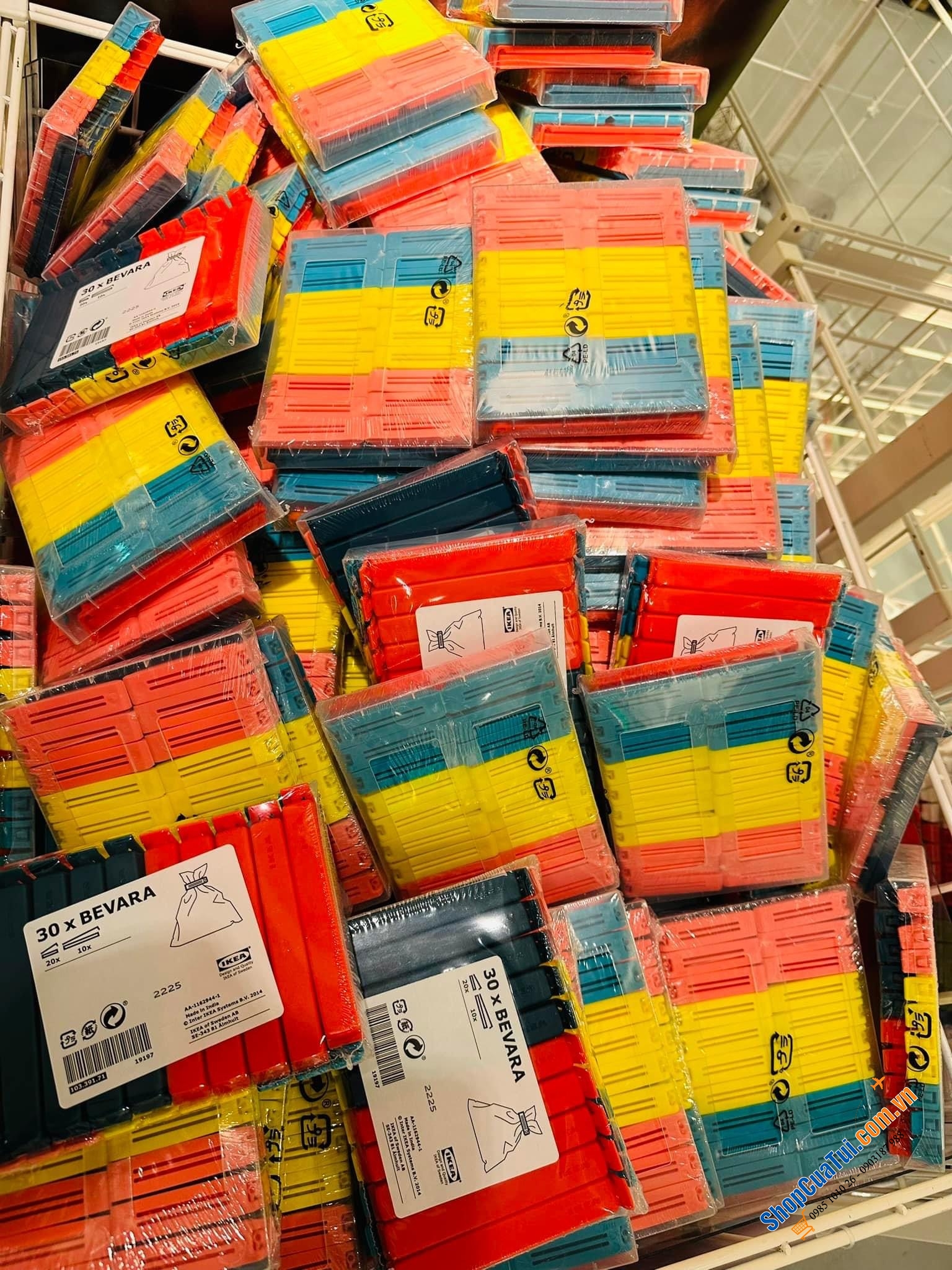 BỘ KẸP MIỆNG TÚI BEVARA - HÀNG IKEA CHÍNH HÃNG MUA TẠI ĐỨC.