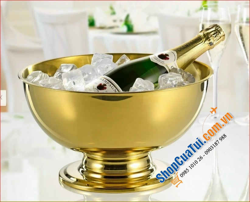 Xô đá - ÂU ĐỰNG ĐÁ HOẶC ƯỚP LẠNH RƯỢU ESMEYER NỘI ĐỊA ĐỨC 5 lít
