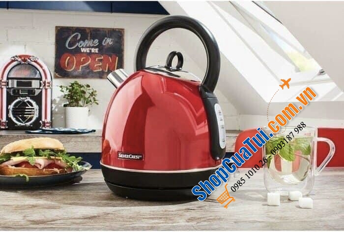 ẤM SIÊU TỐC SILVERCREST® NỘI ĐỊA ĐỨC 1,8 Lít