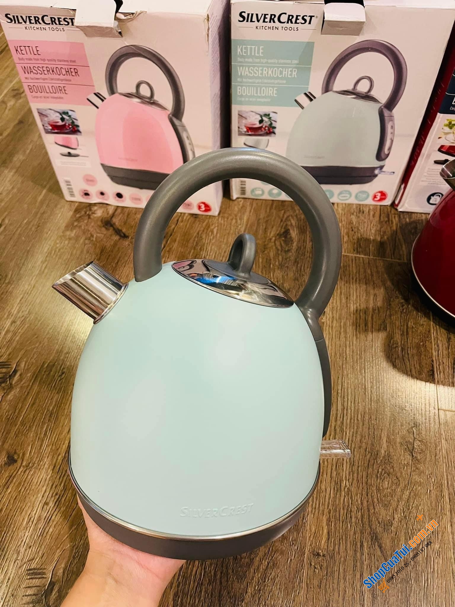 ẤM SIÊU TỐC SILVERCREST® NỘI ĐỊA ĐỨC 1,8 Lít