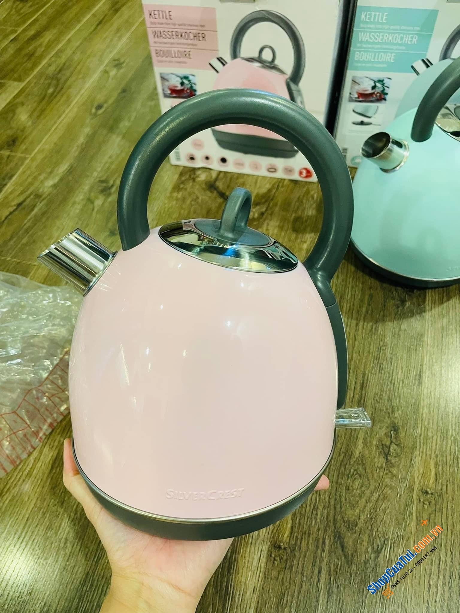 ẤM SIÊU TỐC SILVERCREST® NỘI ĐỊA ĐỨC 1,8 Lít