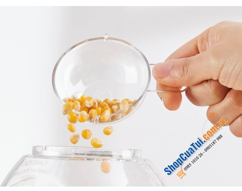 MÁY LÀM BỎNG NGÔ SILVERCREST - có được 60g bắp rang bơ chỉ trong vòng 2 phút