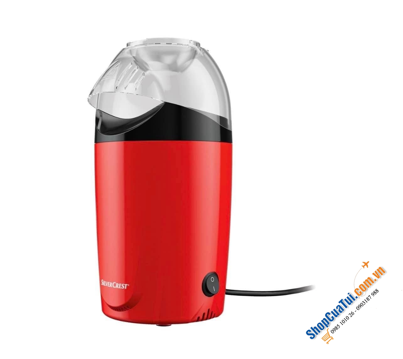 MÁY LÀM BỎNG NGÔ SILVERCREST - có được 60g bắp rang bơ chỉ trong vòng 2 phút