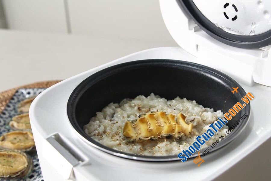 Nồi cơm tách đường siêu cao cấp của Lacuzin đẹp quá thể đáng - LCZ2020 - Dung tích tổng 2 lit, dung tích nấu tương đương nồi cơm 1.08 lit dành cho 4 người ăn, phù hợp người bị tiểu đường, muốn giảm cân,..