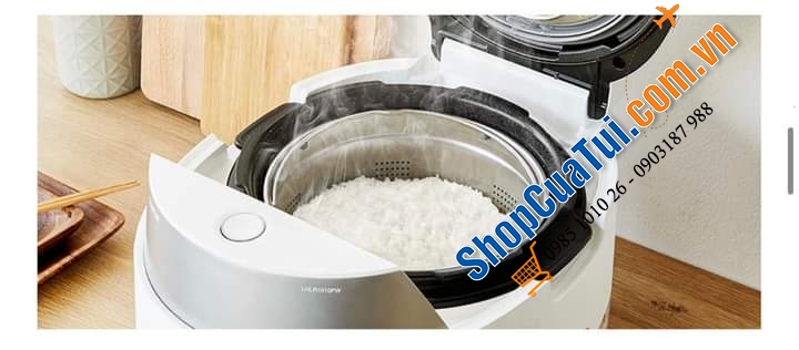 Nồi cơm tách đường cao tần cảm ứng áp suất kép Cuckoo LHLR1010FW 1.8l