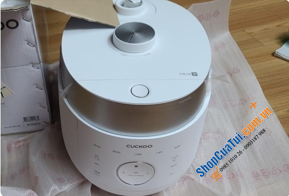 Nồi cơm tách đường cao tần cảm ứng áp suất kép Cuckoo LHLR1010FW 1.8l