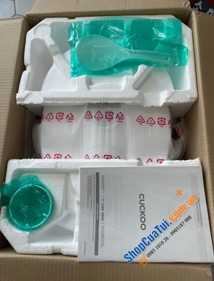 Nồi cơm tách đường cao tần cảm ứng áp suất kép Cuckoo LHLR1010FW 1.8l