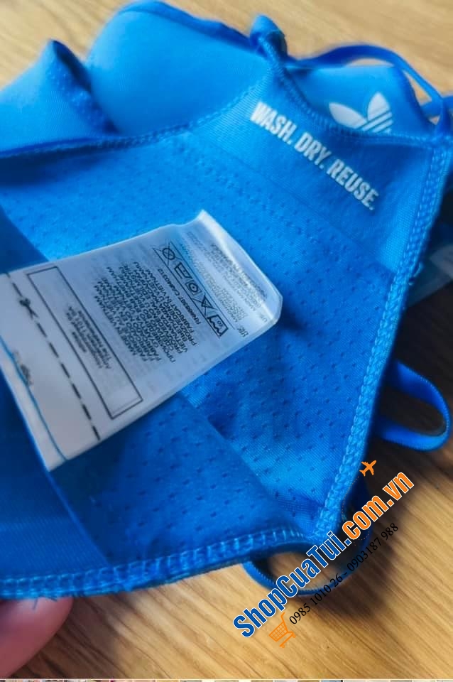 SET 3 KHẨU TRANG ADIDAS - MUA TẠI ĐỨC - rất thoải mái, có thể giặt và tái sử dụng để rèn luyện thói quen lành mạnh mỗi ngày