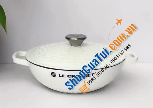 Nồi gang Le Creuset Marmite Fleur 22cm siêu hiếm đã có mặt!