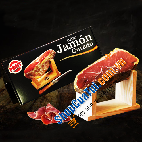 Thịt heo muối mini Jamon Curado Tây ban nha 1kg