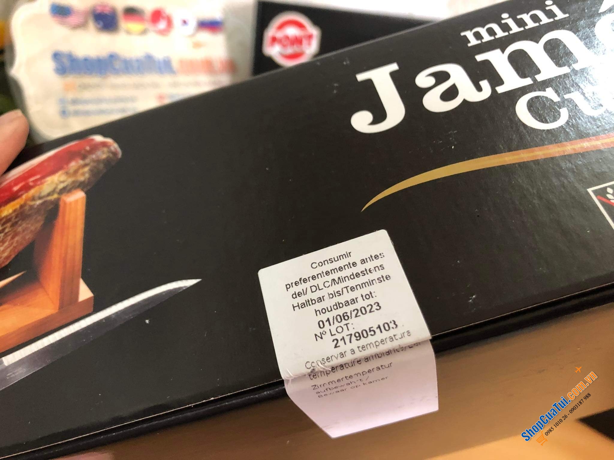 Thịt heo muối mini Jamon Curado Tây ban nha 1kg