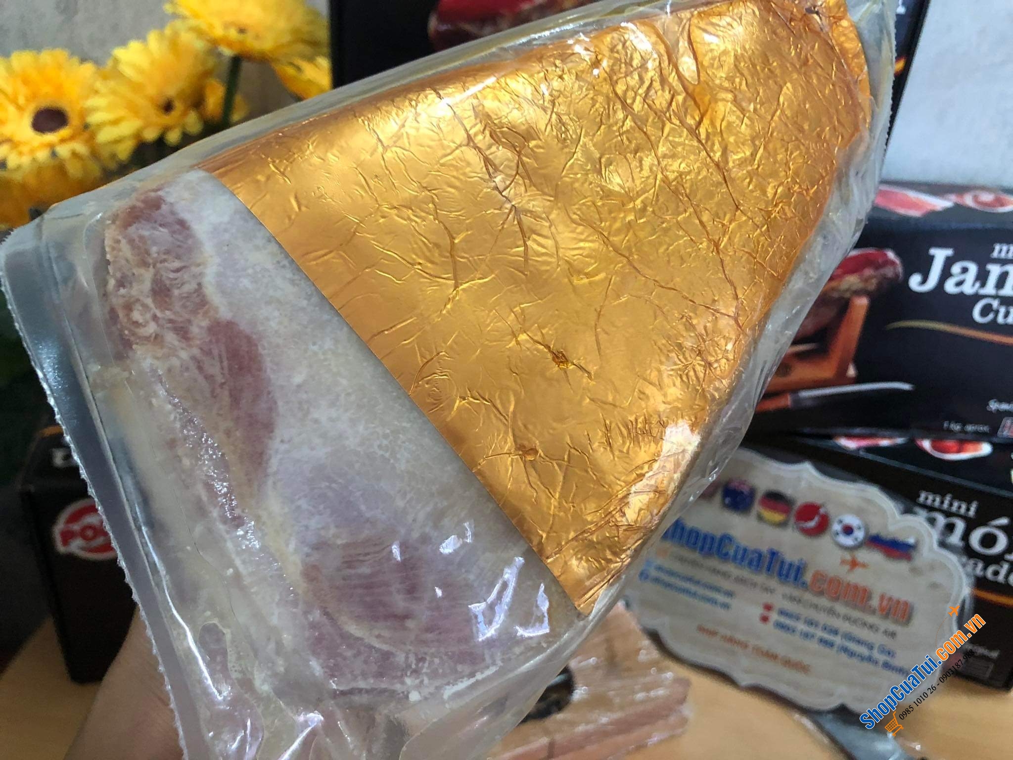 Thịt heo muối mini Jamon Curado Tây ban nha 1kg