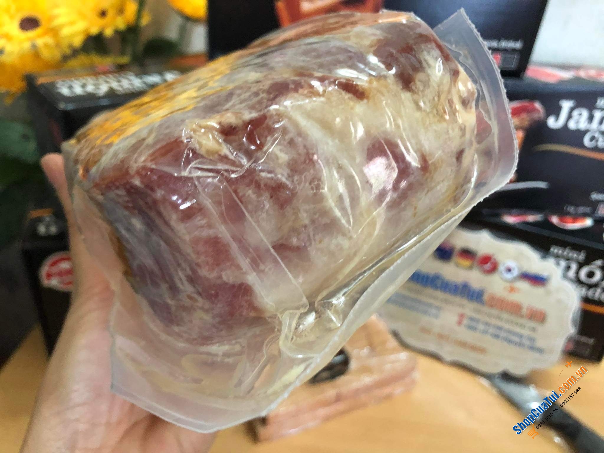 Thịt heo muối mini Jamon Curado Tây ban nha 1kg